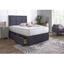 Lisbon Divan Bed Set with Border Headboard