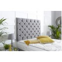 Royal Chester Divan Bed Set with Tall Button Headboard