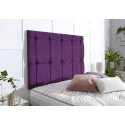 Turin Divan Bed Set with Tall Button Headboard and Footboard