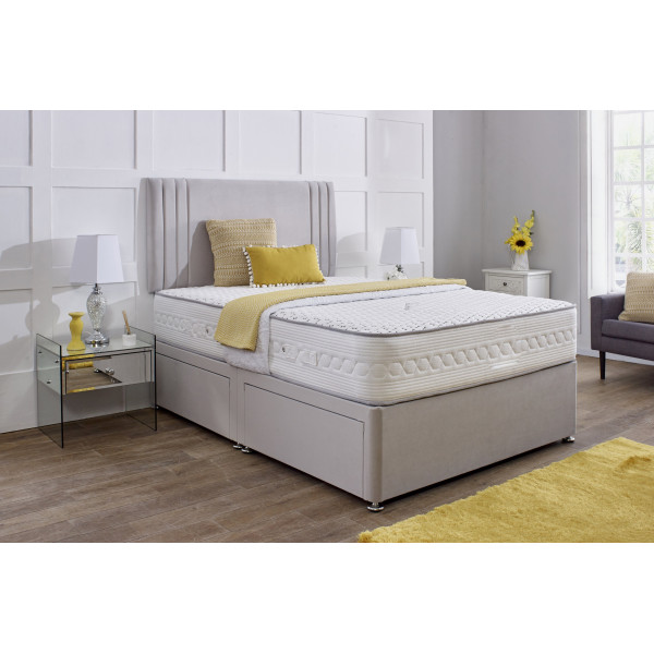 Valencia Divan Bed Set with Headboard