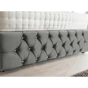 Regency Divan Bed Set with Tall Button Headboard and Footboard