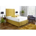 Naples Divan Bed Set with Tall Headboard and Footboard