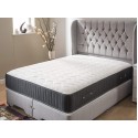 Dual Season 1000 Pocket Memory Cool Gel Divan Bed Set With Headboard