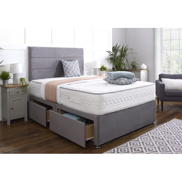 Jamie Divan Bed Set with Headboard