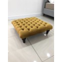 Chesterfield Upholstered Footstool / Coffee Table