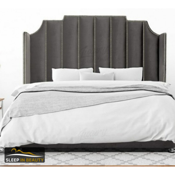 Linen Diamante Bed