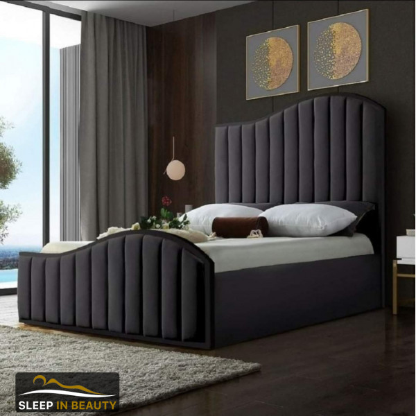 Linen Curvy Bed